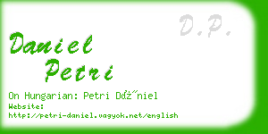 daniel petri business card